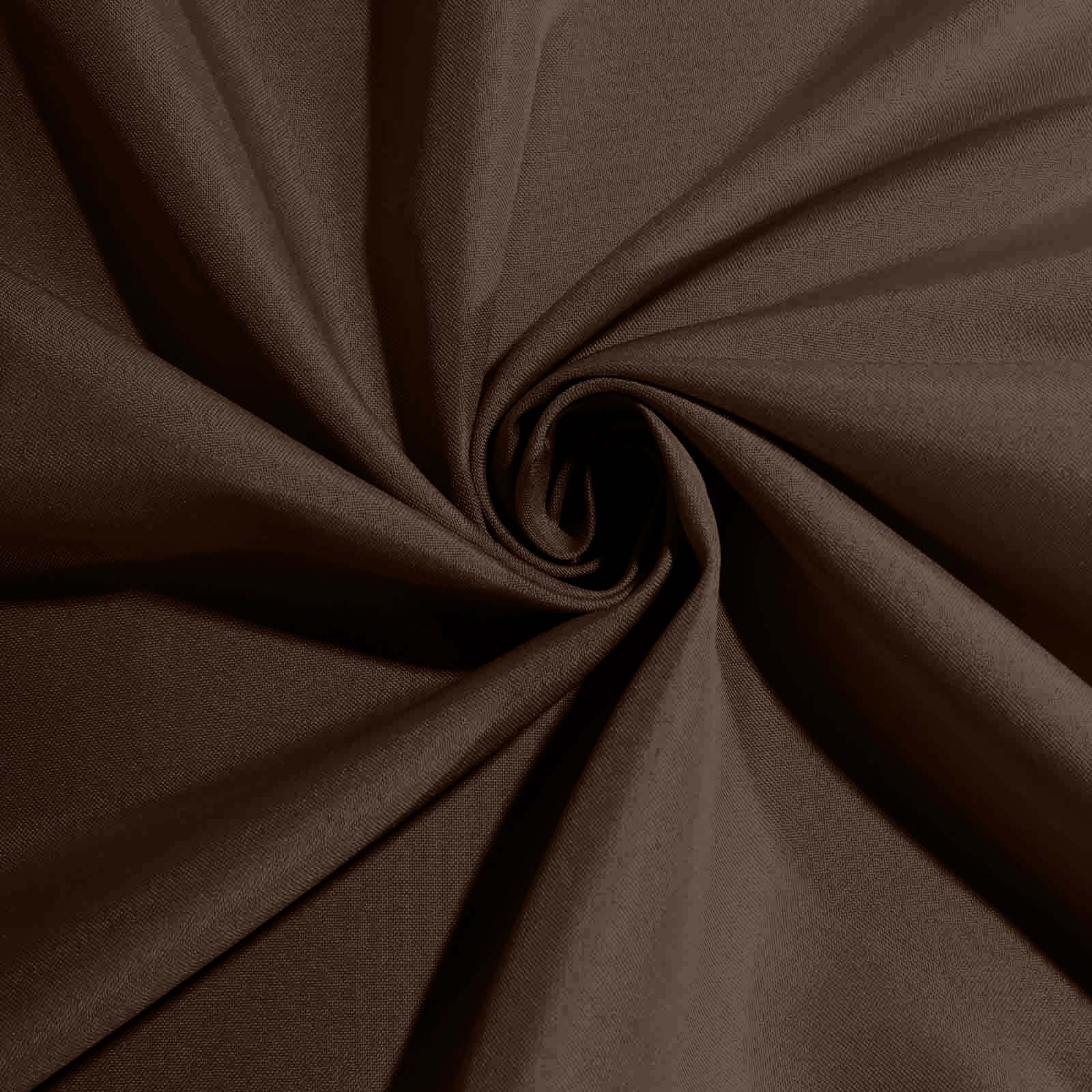 5 Pack Polyester 20"x20" Napkins Chocolate - Wrinkle Resistant & Easy Care Cloth Napkins