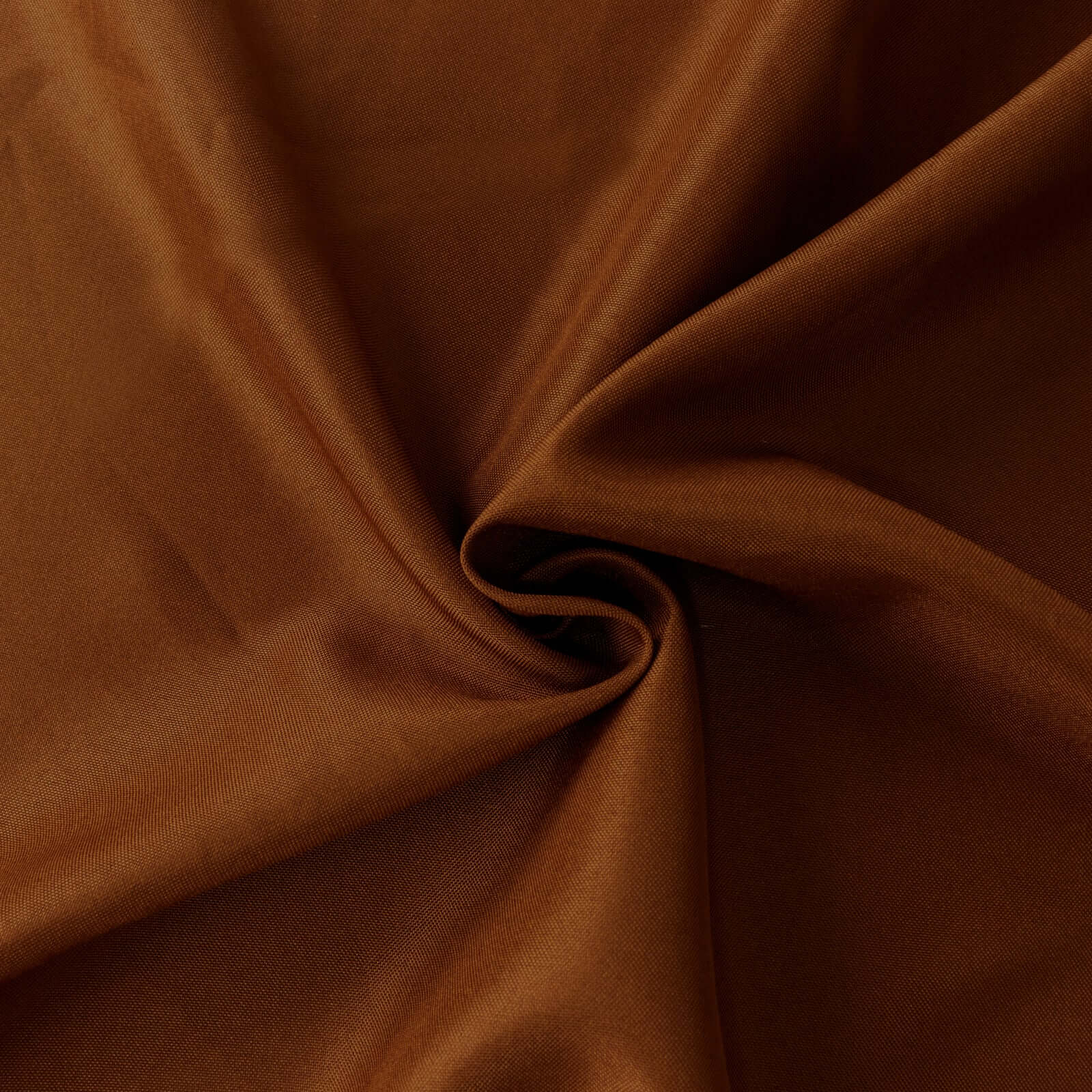 5 Pack Polyester 20"x20" Napkins Cinnamon Brown - Wrinkle Resistant & Easy Care Cloth Napkins
