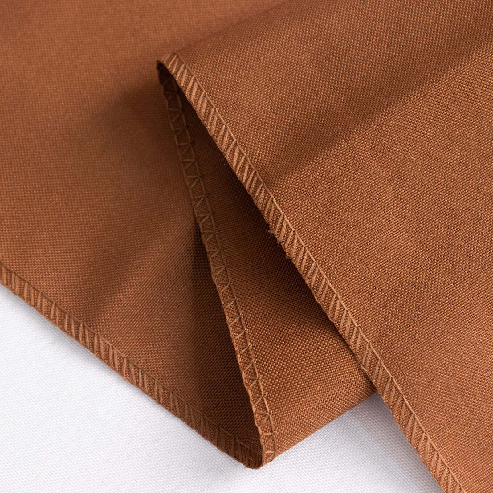 5 Pack Polyester Chair Sashes Cinnamon Brown 6"x108"