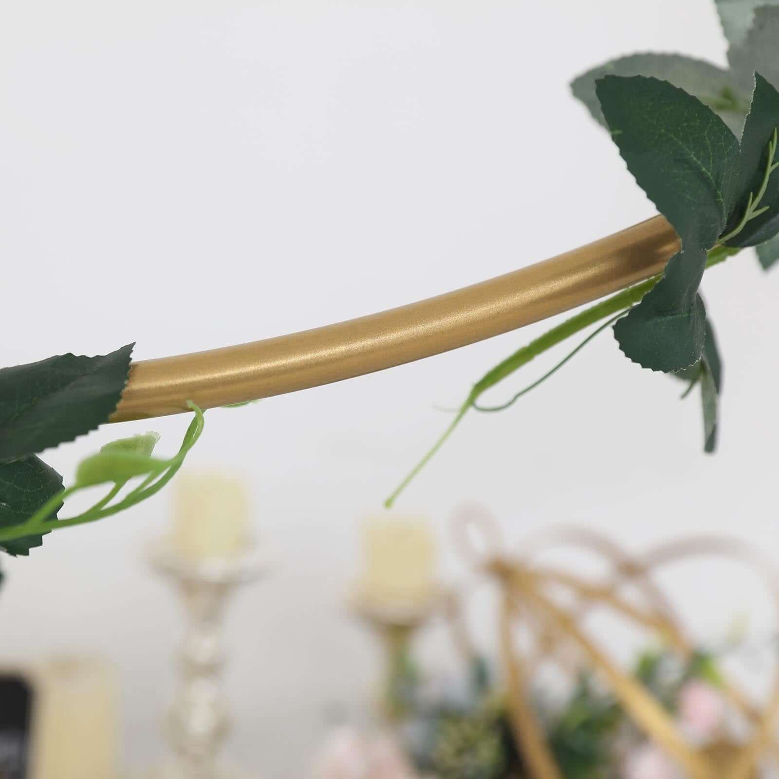 40" Gold Heavy Duty Metal Hoop Wreath, Floral Hoop