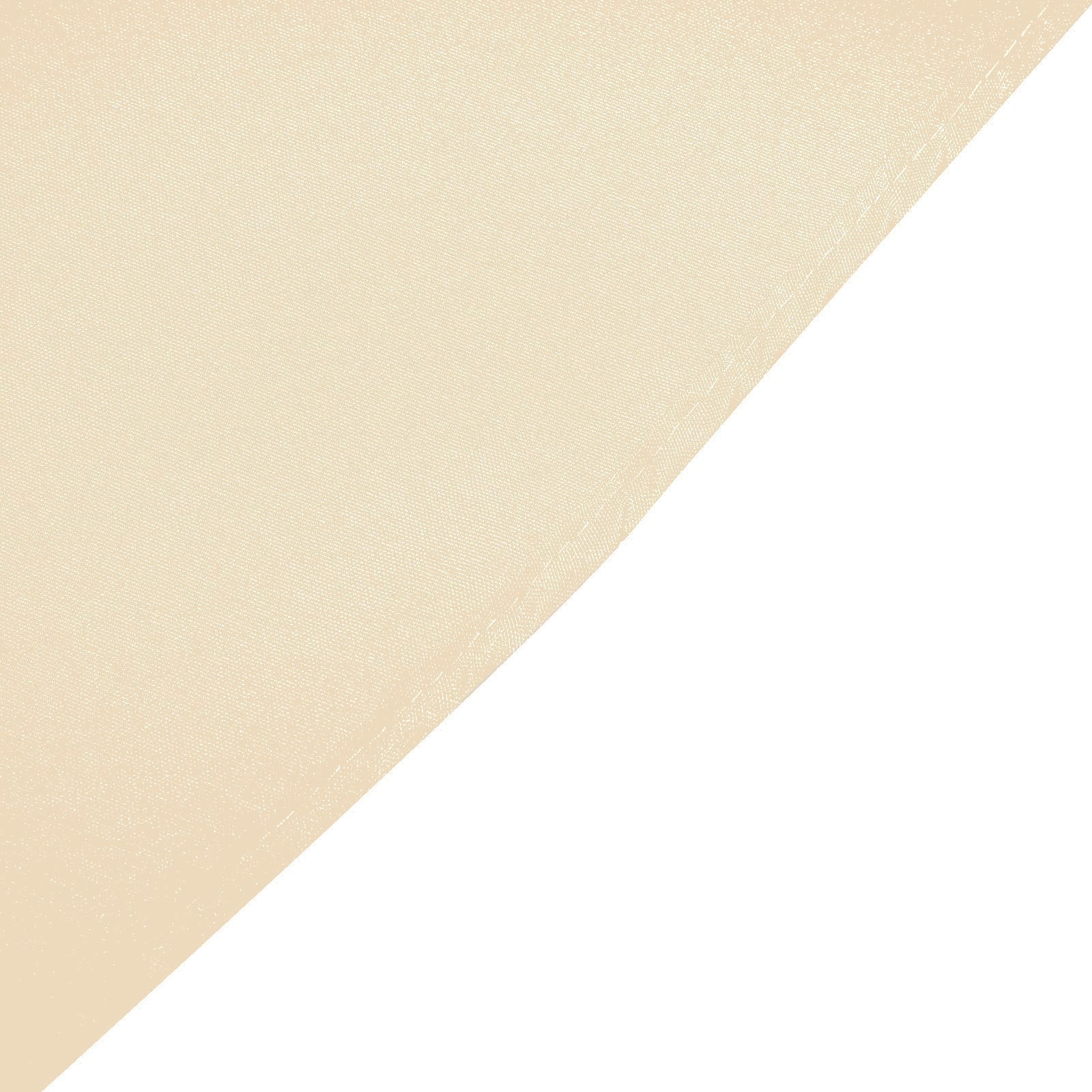 Polyester 132" Round Tablecloth Beige - Seamless Chic Table Cover