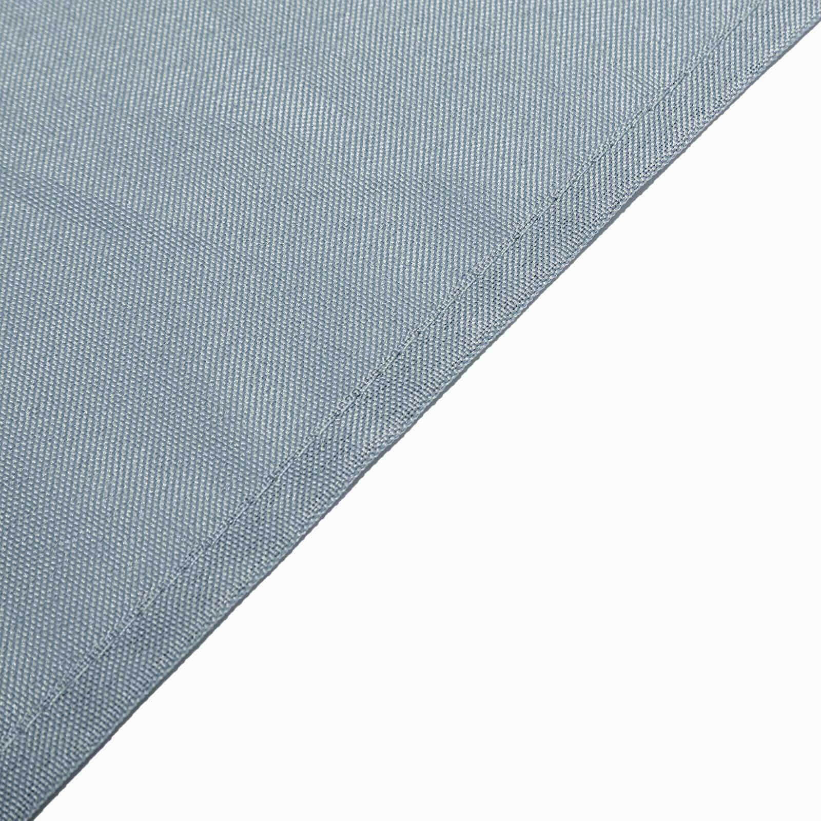 Polyester 108" Round Tablecloth Dusty Blue - Wrinkle-Resistant Table Cover