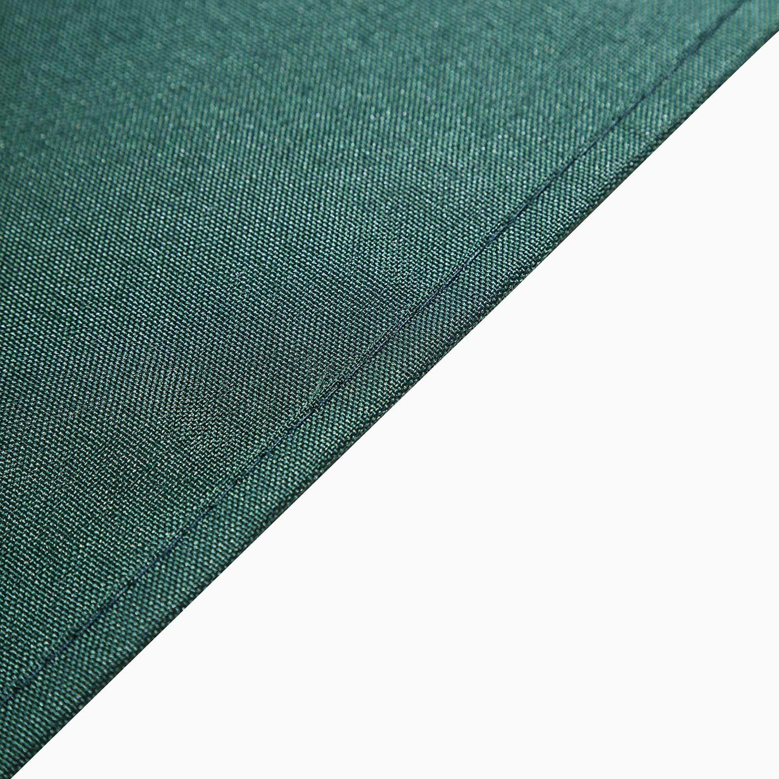Polyester Square 70"x70" Tablecloth Hunter Emerald Green - Wrinkle-Resistant & Durable Table Cover