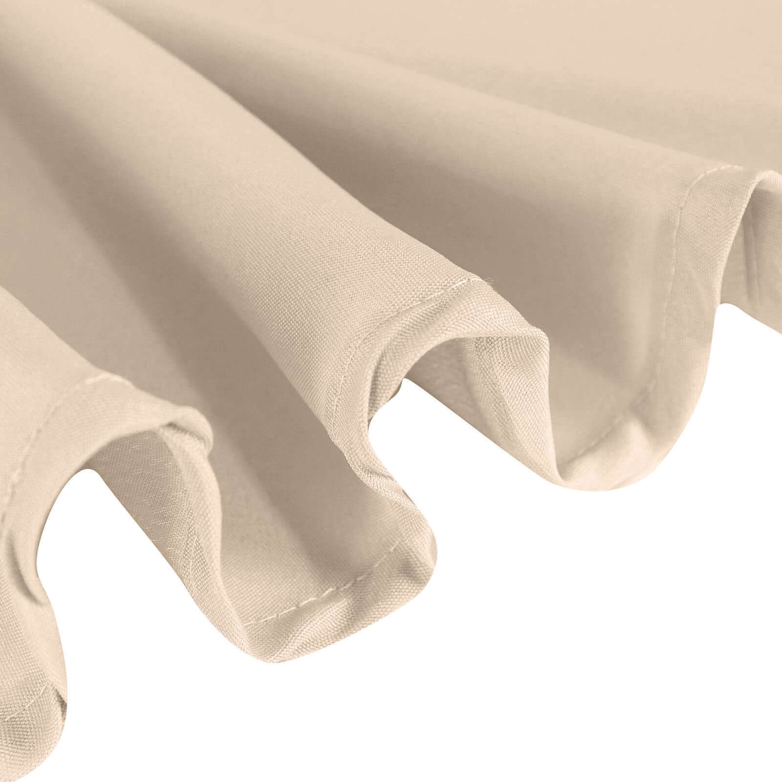 Polyester Square 90"x90" Tablecloth Nude - Wrinkle-Resistant & Durable Table Cover