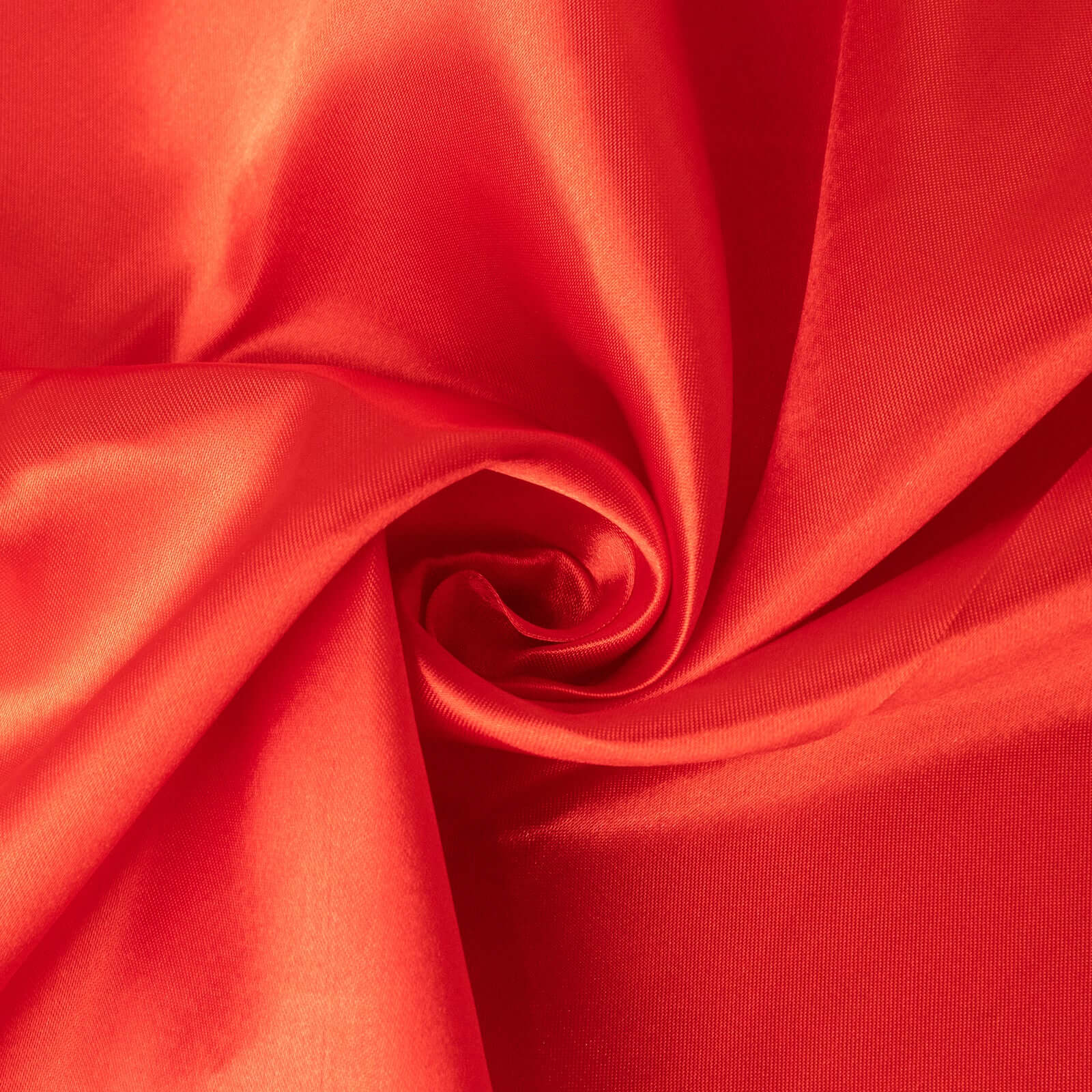 Satin 132" Round Tablecloth Red - Stylish Seamless Table Cover