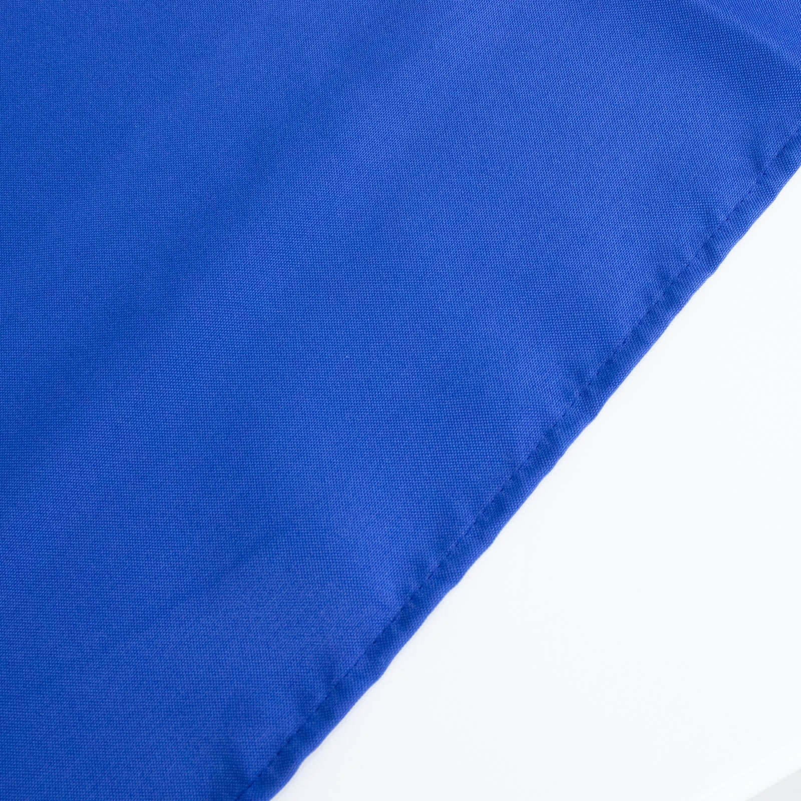 Premium Polyester 70"x70" Table Overlay Square Tablecloth Royal Blue 220GSM Wrinkle-Resistant Table Cover