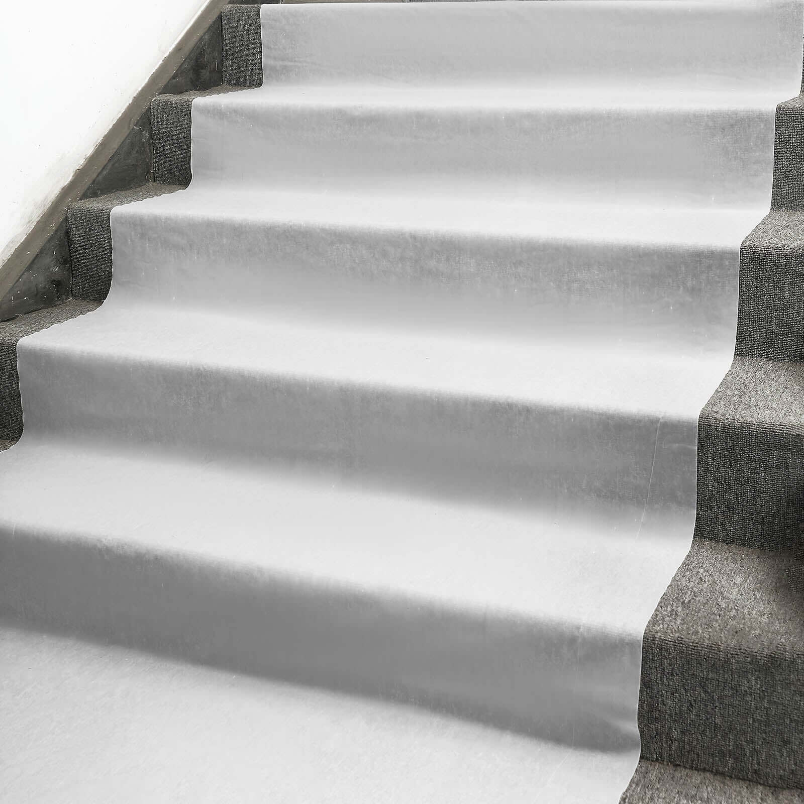 40"x100ft White PVC Aisle Runner