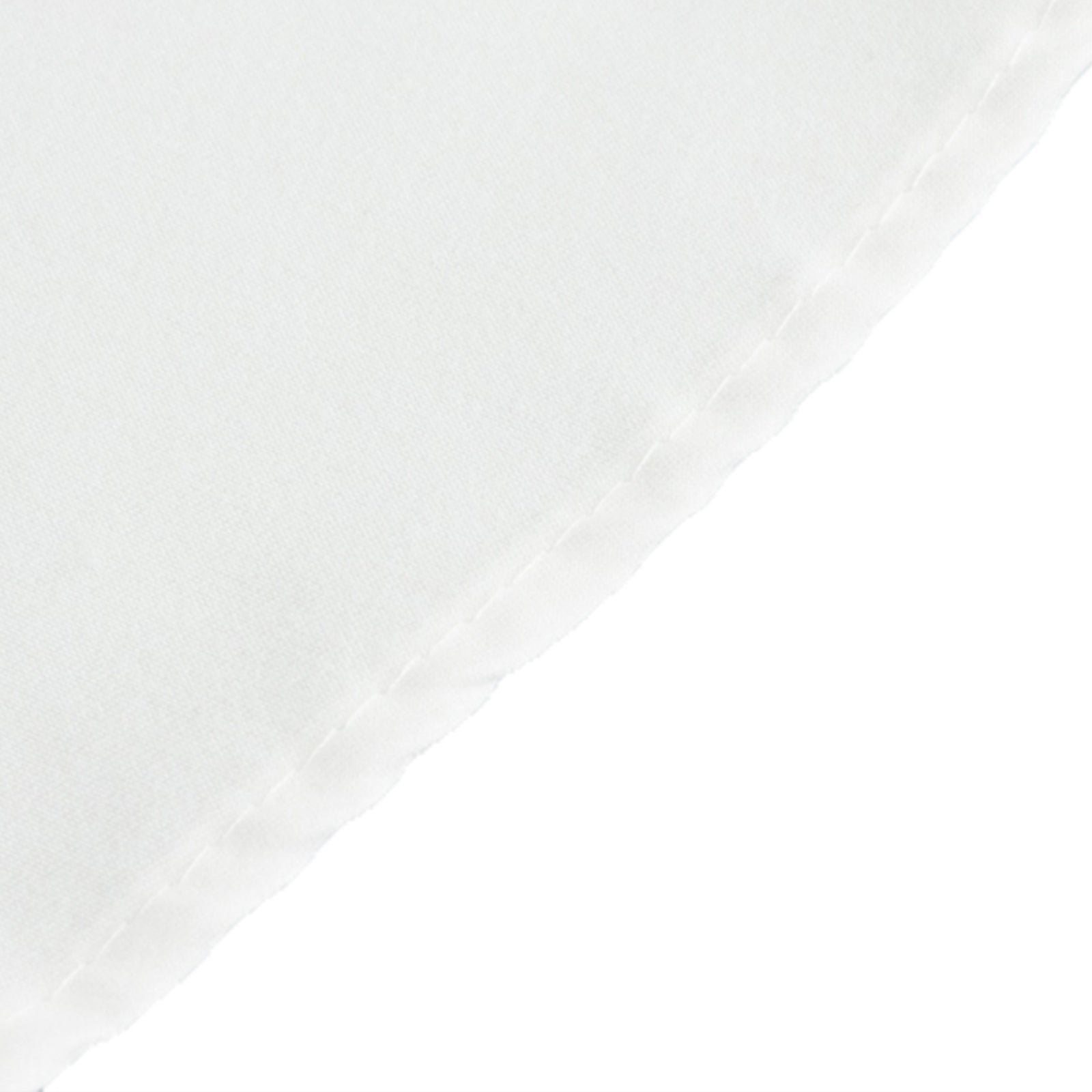 Cotton Blend 108" Round Tablecloth White - Wrinkle-Resistant Design for Versatile Table Settings