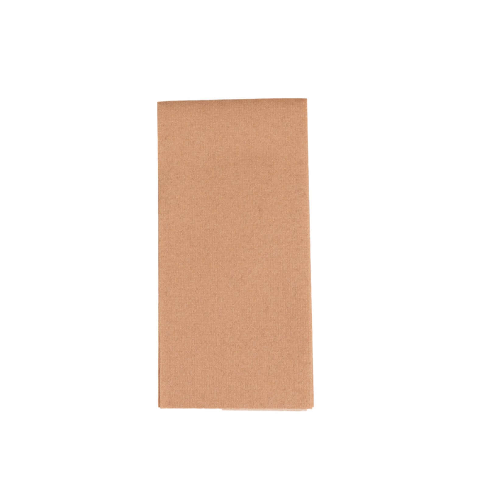 20-Pack Paper Linen-Like Napkins Terracotta (Rust) - Disposable Hygienic Airlaid Guest Towels 8.5"x4"
