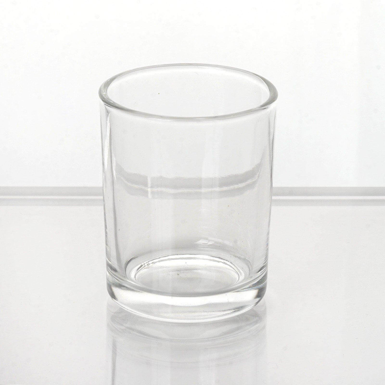 12-Pack Glass Votive Candle Holders Clear - Tealight Holder Set for Weddings and Events 2.5"