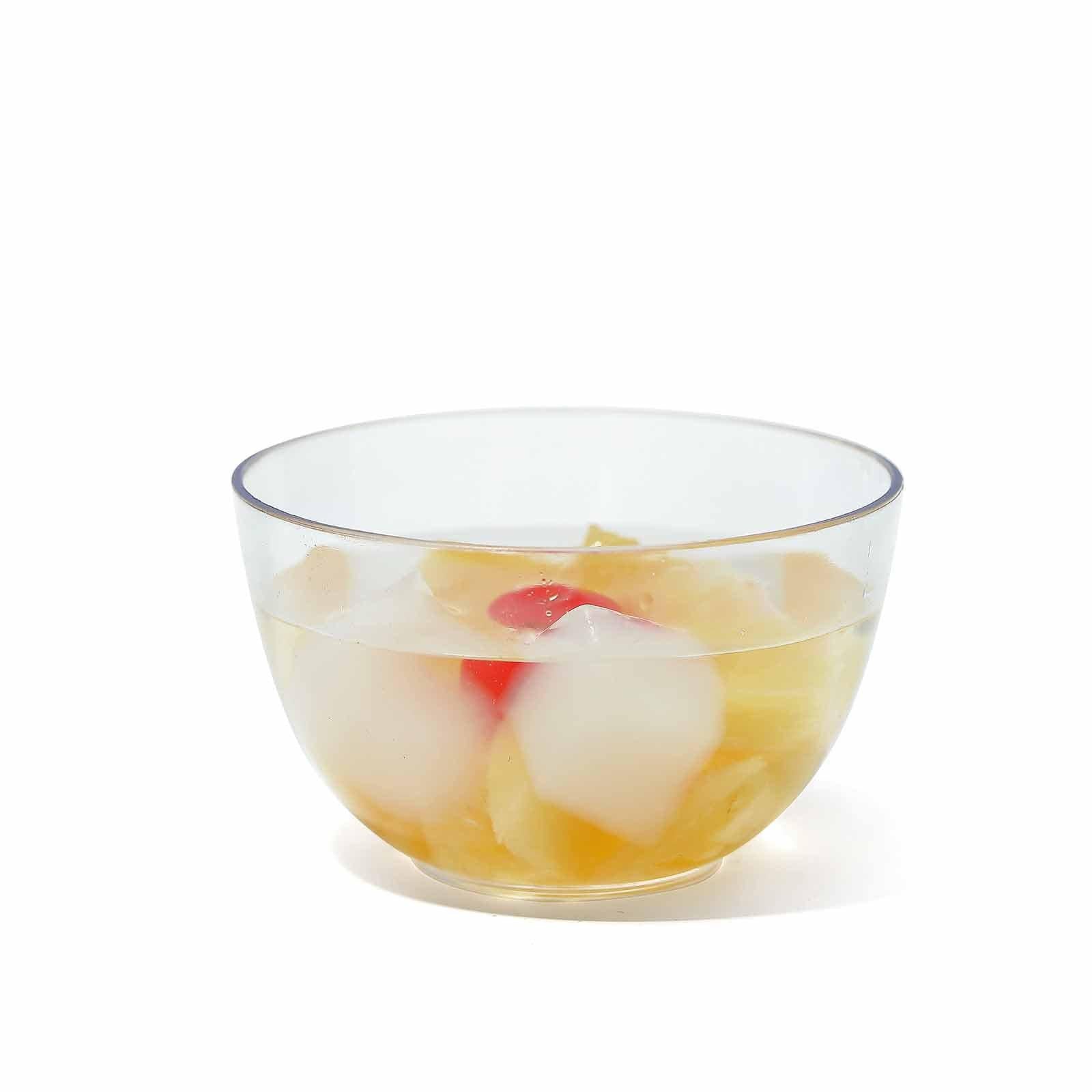 12-Pack Plastic Mini Snack Bowls Clear - Compact Disposable Bowls for Parties 4oz