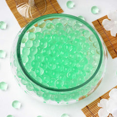 Water Gel Beads Vase Filler Apple Green - Large Nontoxic Jelly Balls for Floating Candles & Floral Displays 10g