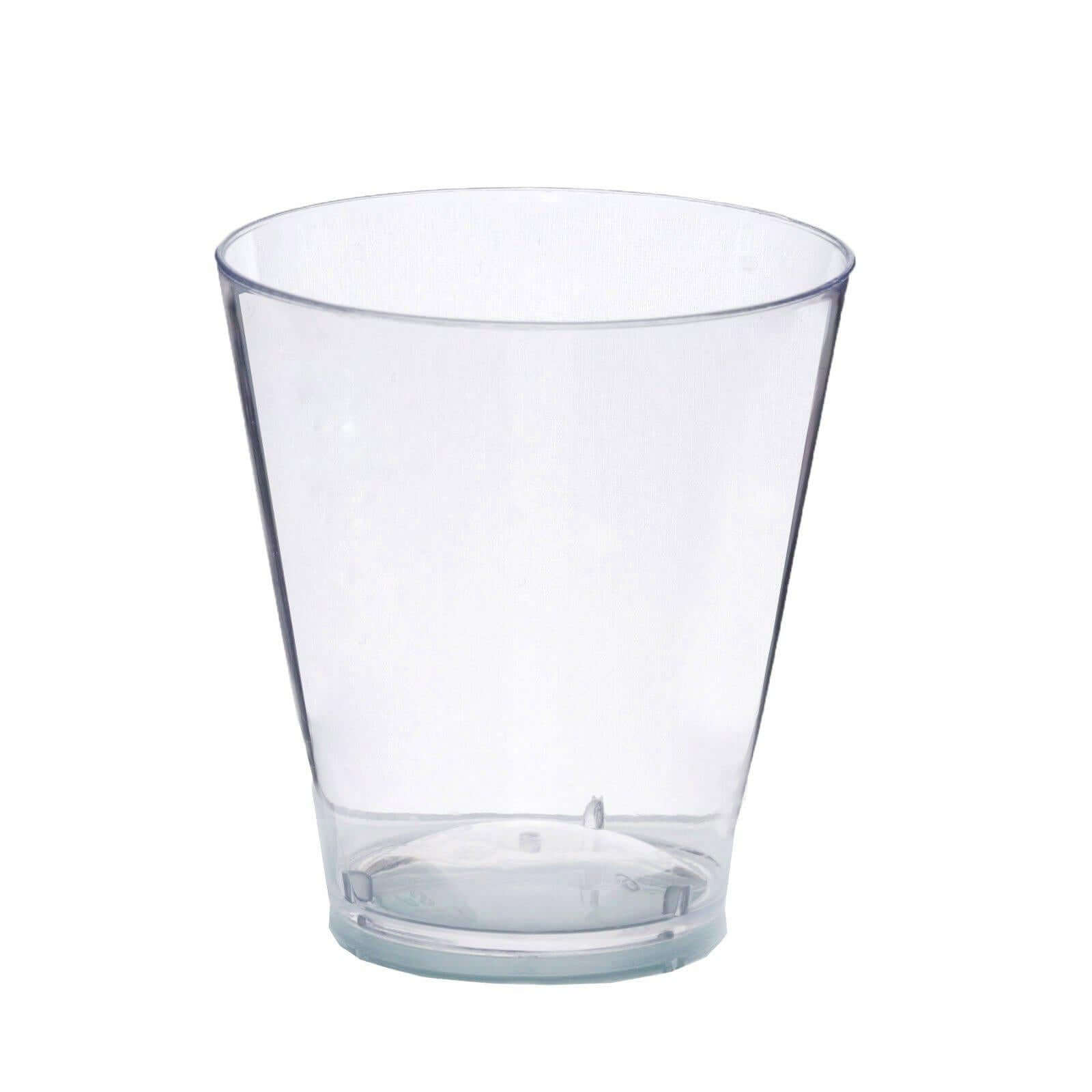 50-Pack Plastic Shot Glasses Clear - Reliable Disposable Drinkware for Shooters 2oz