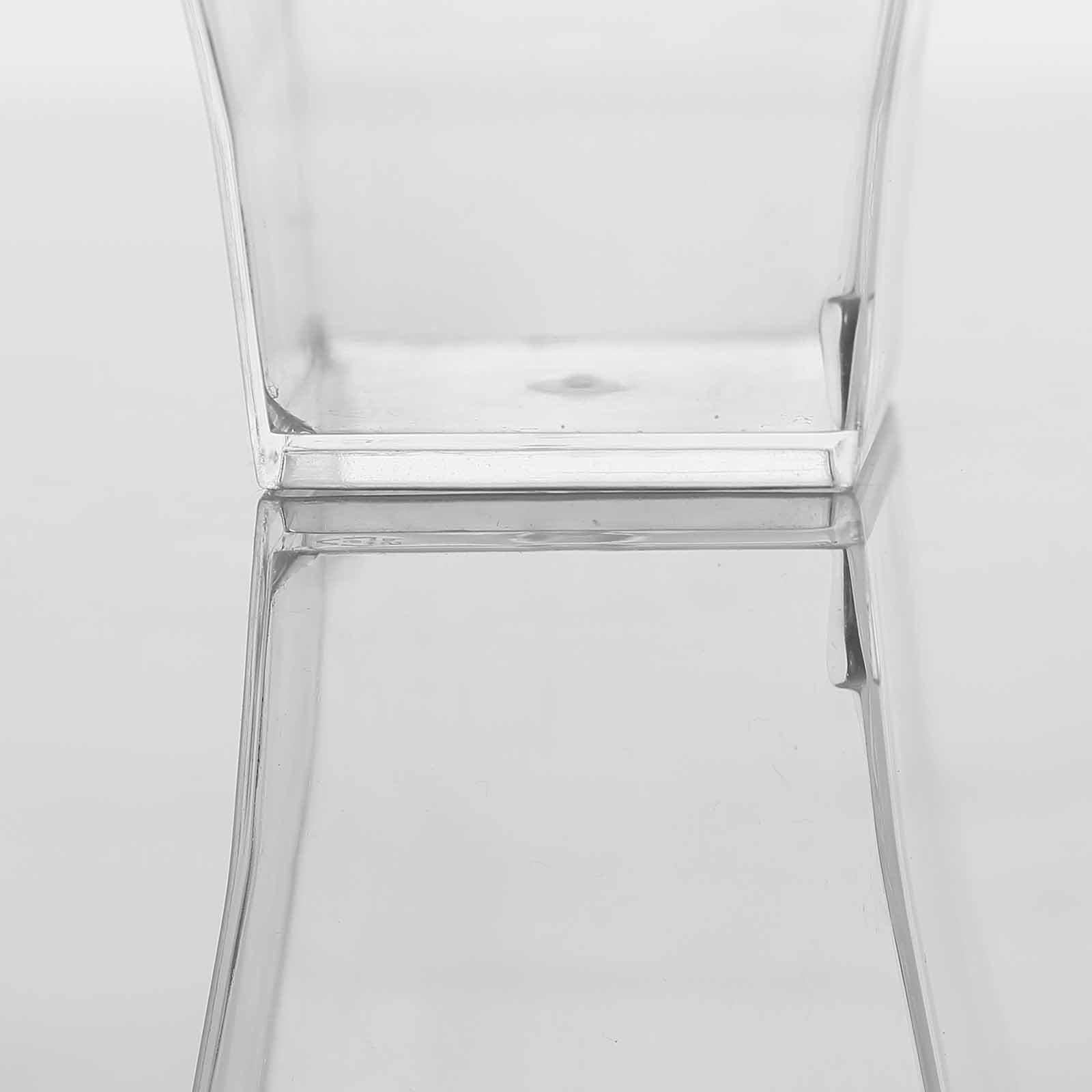 24-Pack Plastic Shot Glasses Clear Super Chic Square - Durable Disposable Glasses for Drinks 2oz