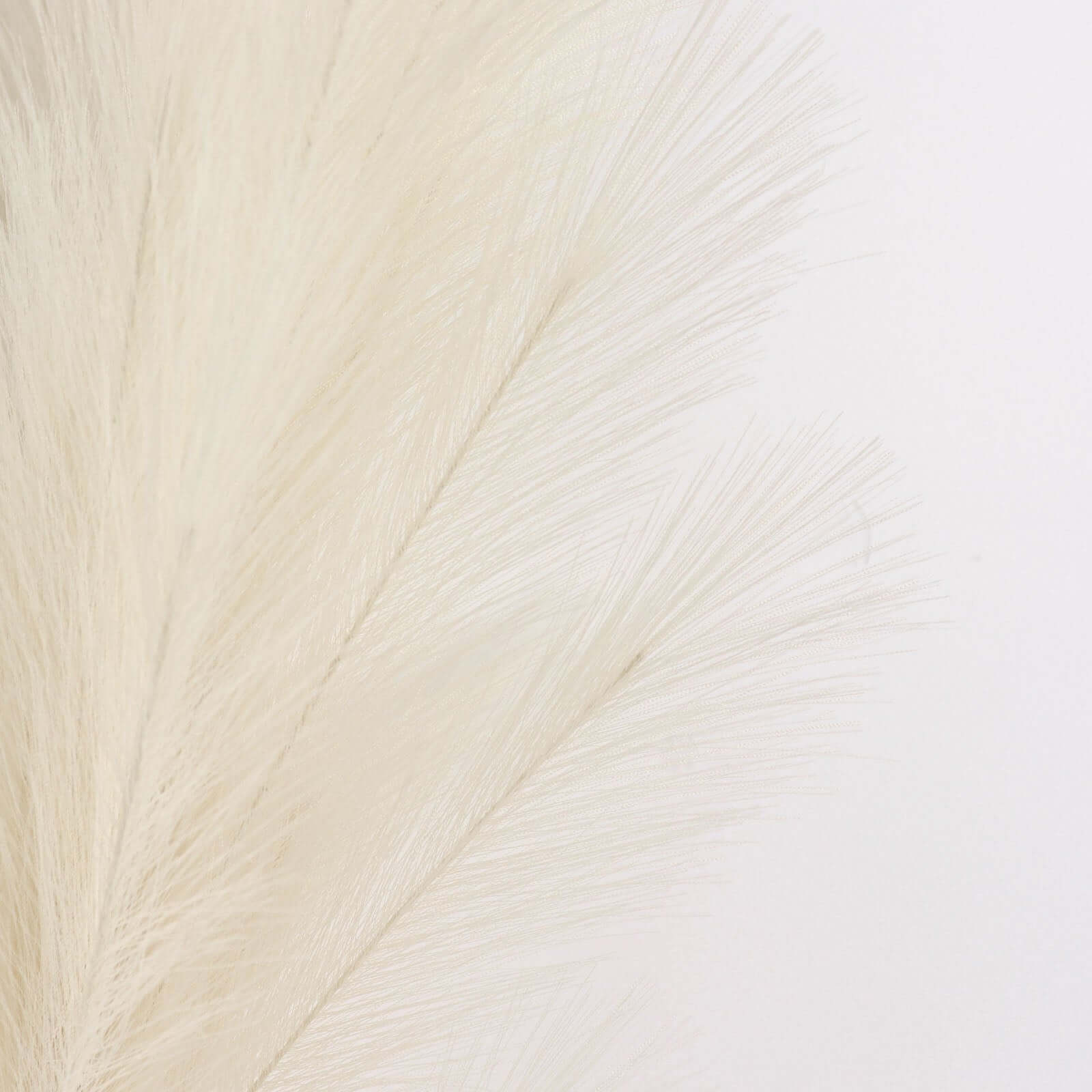 3 Stems Artificial Pampas Grass Decor Cream - Soft Realistic Faux Ornamental Grass Branches for Rustic Boho Chic Backdrops Floral Styling & Vase Displays 44"