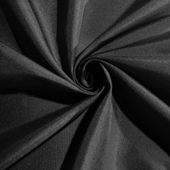 5 Pack Polyester 20"x20" Napkins Black - Wrinkle Resistant & Easy Care Cloth Napkins for Special Occasions
