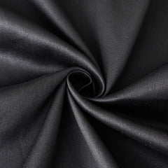 100% Cotton 54"x54" Table Overlay Square Tablecloth Black Linen - Soft & Breathable Fabric Table Topper