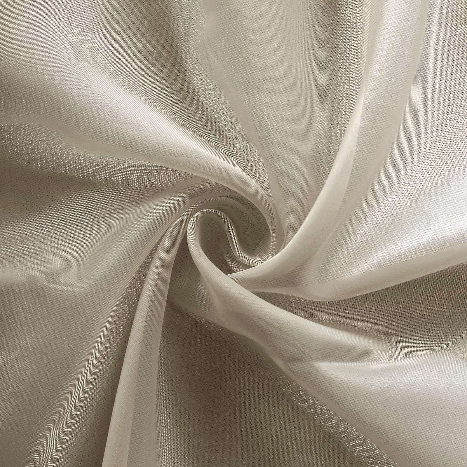5 Pack Natural DIY Premium Designer Chiffon Chair Sashes - 22"x78"
