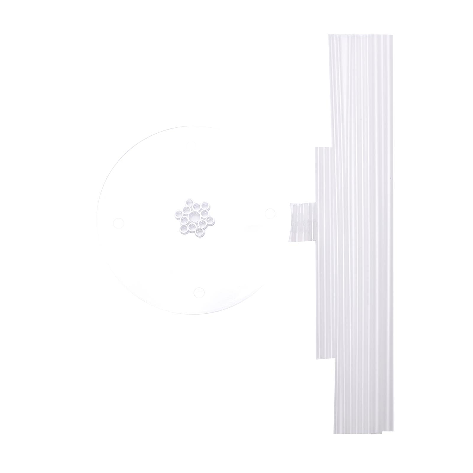 2 Pack Clear Balloon Centerpieces Holder, 30" Table Top Balloon Stand Stick Kit