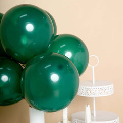 25 Pack 10" Matte Pastel Emerald Helium or Air Latex Party Balloons
