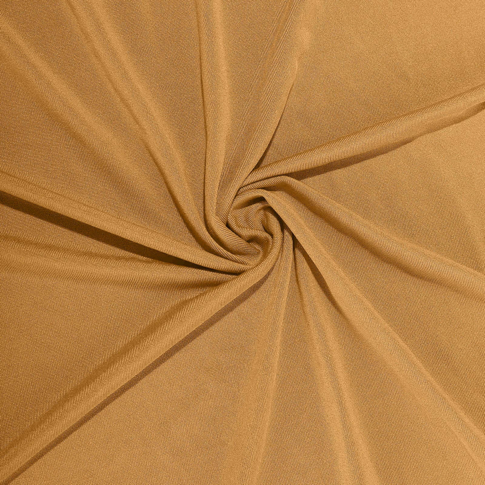 Stretch Spandex 96"x30" Rectangle Table Cover Gold - Durable Form-Fitting Tablecloth for Events & Presentations