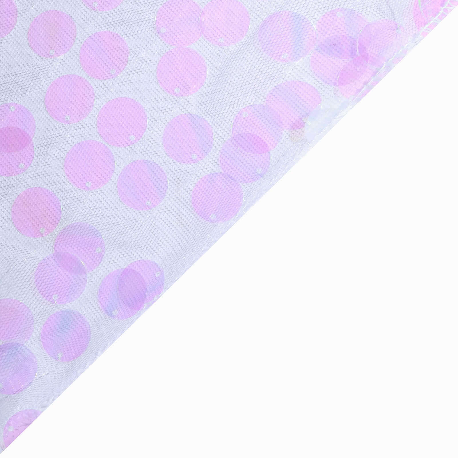Sequin 90"x132" Rectangle Tablecloth Iridescent - Seamless Big Payette Table Cover
