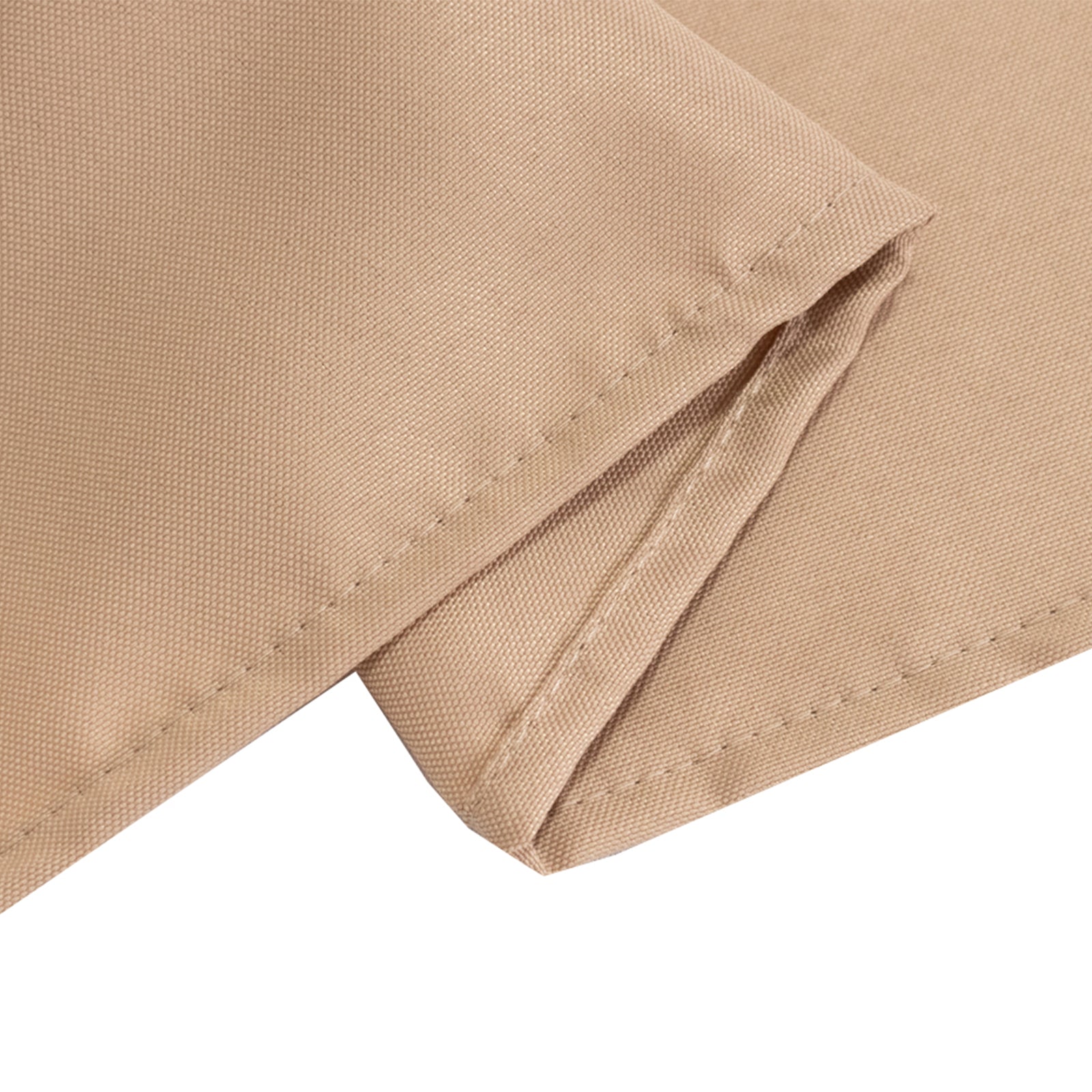 Premium Polyester 70"x70" Table Overlay Square Tablecloth Nude 220GSM Wrinkle-Resistant Table Cover
