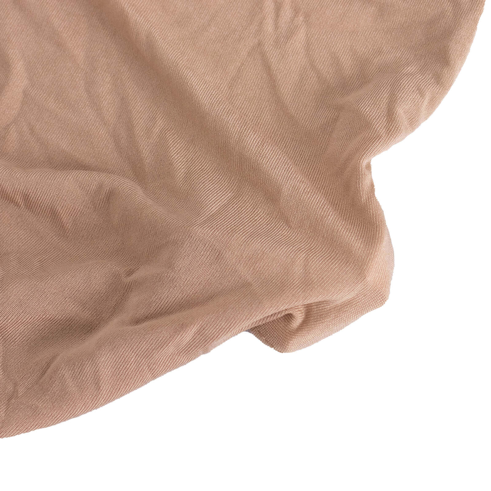 Spandex Chair Cover with Nude Rhinestone Buckled Sash Band Blush - Stretch Fitted Slipcover