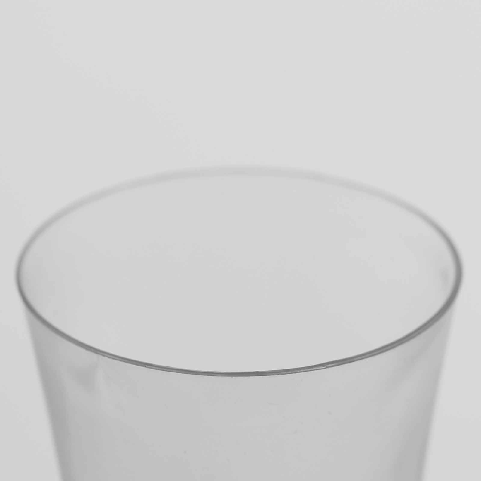 50-Pack Plastic Shot Glasses Clear - Reliable Disposable Drinkware for Shooters 2oz
