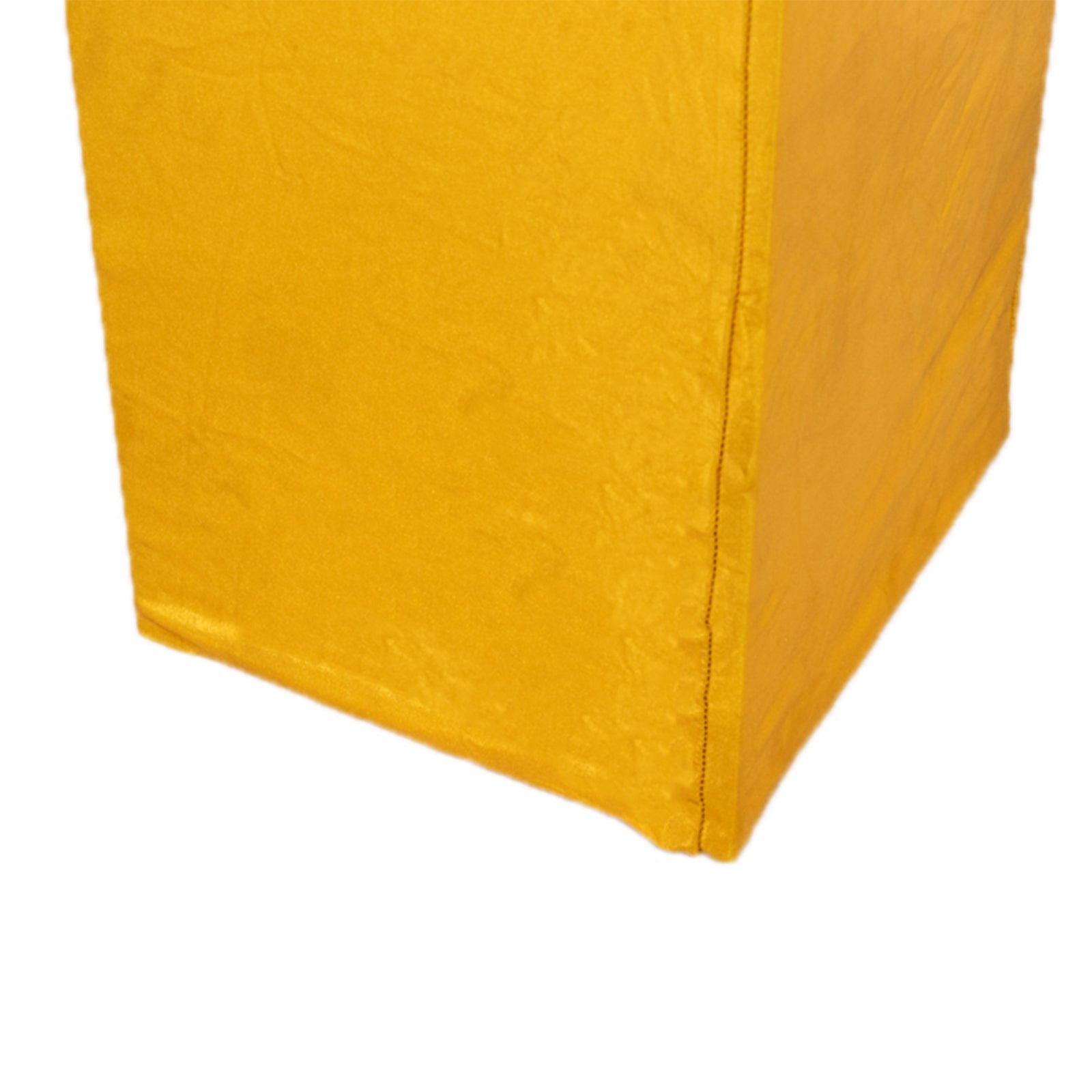 7ft Gold Metallic Spandex Backdrop Stand Cover for Arc de Triomphe Stand, Stretch Fitted Floral Balloon Frame Wedding Arch Cover