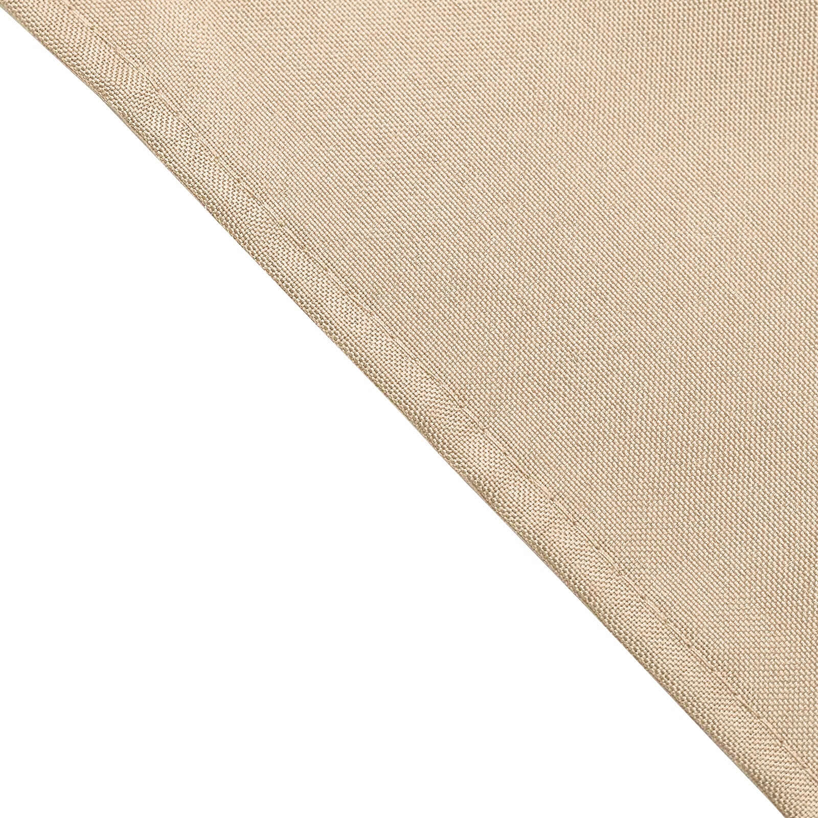 5 Pack Polyester 17"x17" Napkins Nude - Durable & Wrinkle Resistant Dinner Napkins