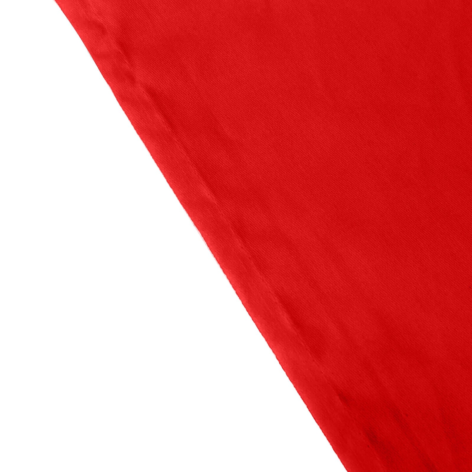 Cotton Blend 60"x102" Rectangle Tablecloth Red - Wrinkle-Resistant Table Cover