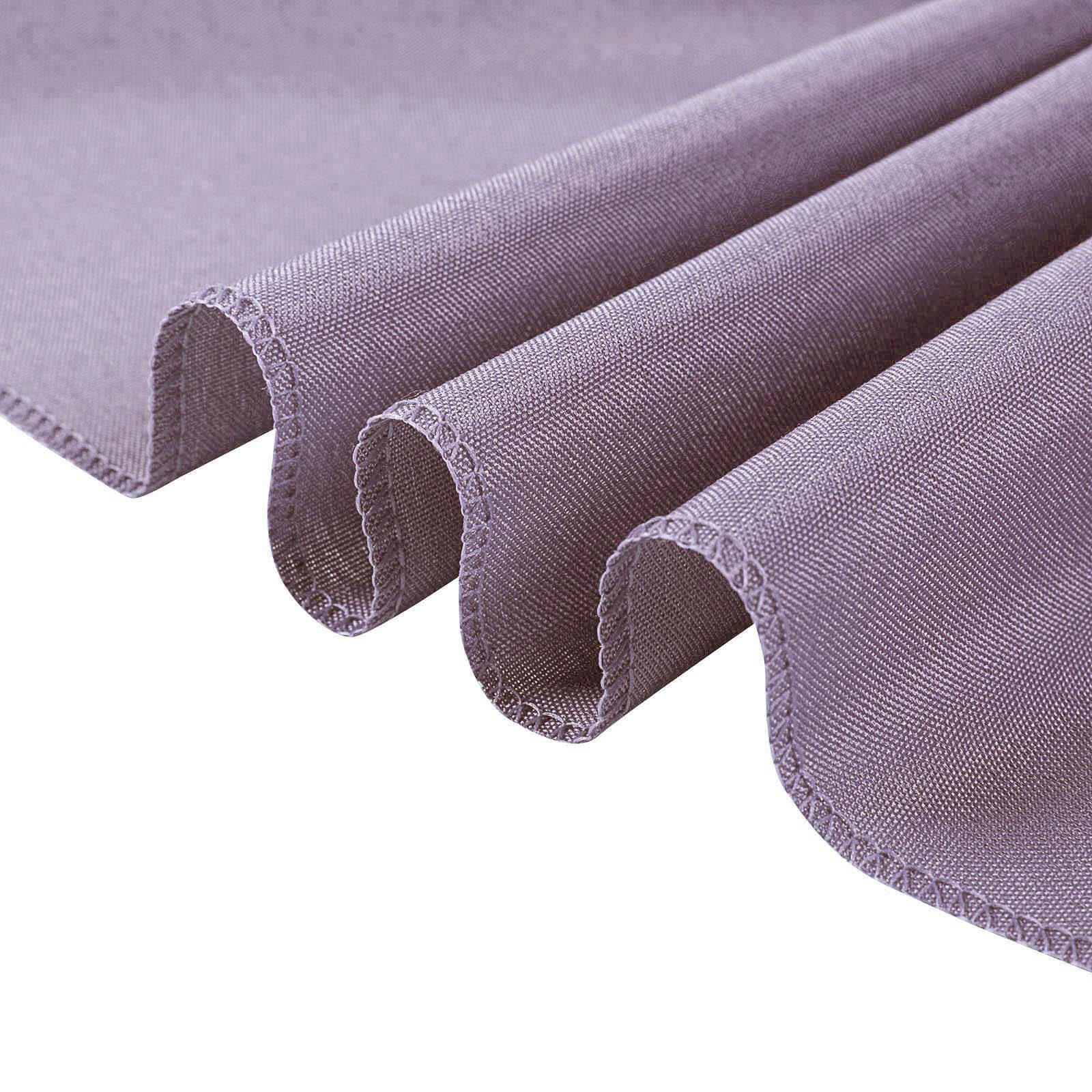 Polyester Square 90"x90" Tablecloth Violet Amethyst - Wrinkle-Resistant & Durable Table Cover