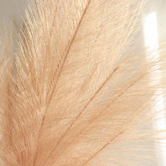 3 Stems Artificial Pampas Grass Decor Taupe - Soft Realistic Faux Ornamental Grass Branches for Rustic Boho Chic Backdrops Floral Styling & Vase Displays 44"