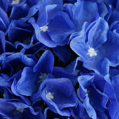 4 Pack 7" Royal Blue Artificial Silk Hydrangea Kissing Flower Balls