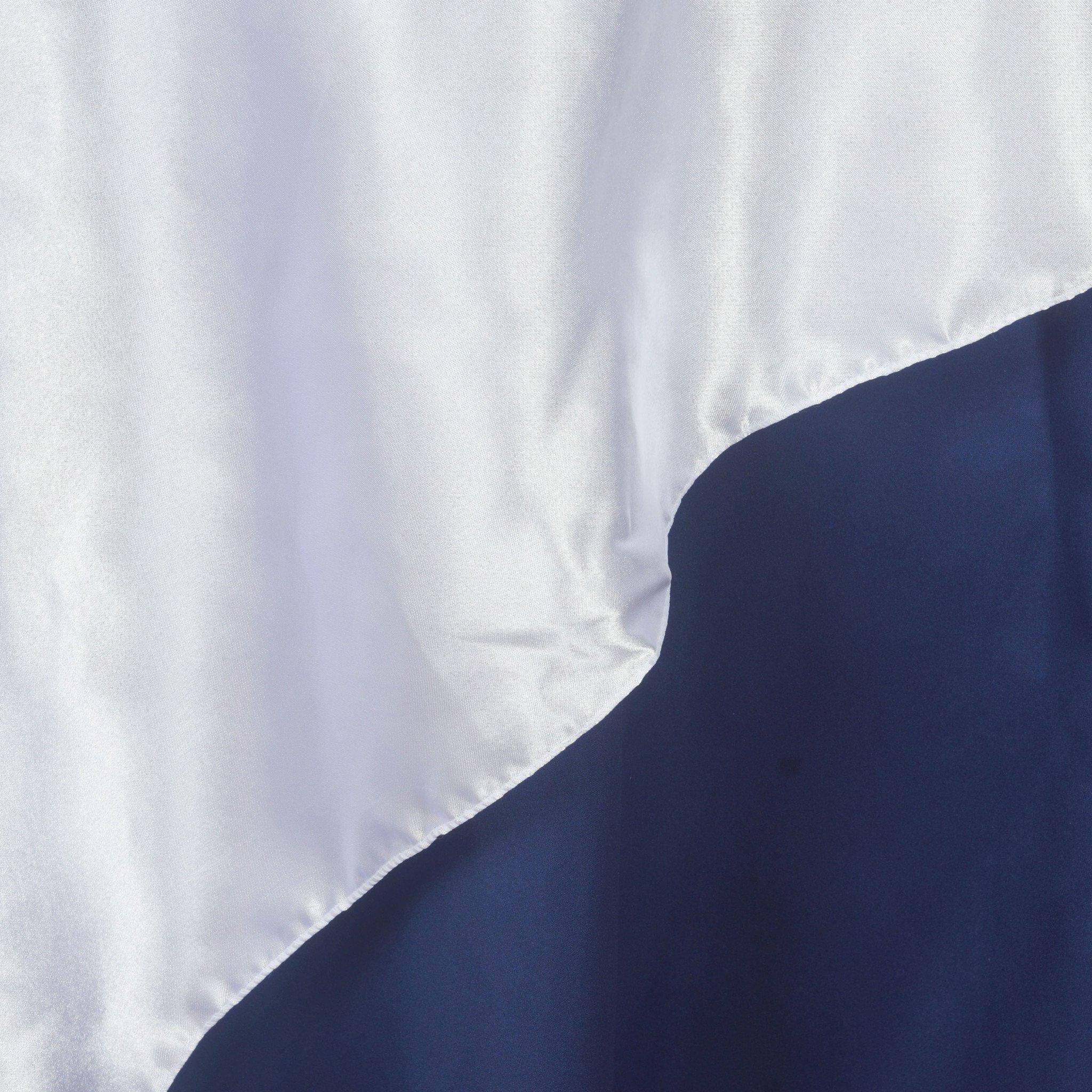 Satin 60"x60" Table Overlay Square Tablecloth White - Smooth Design for Sophisticated Events