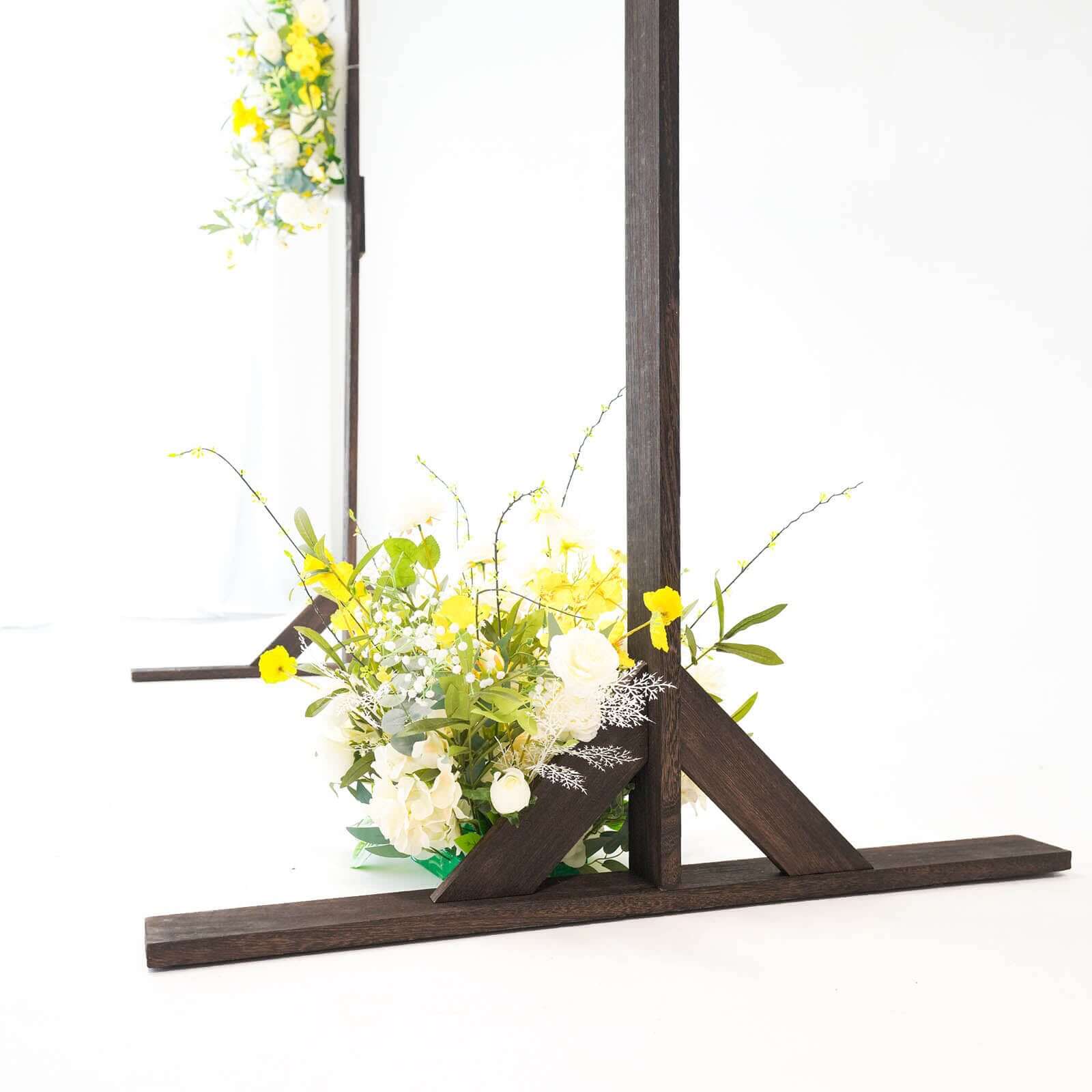 7ft Heavy Duty Wooden Square Wedding Arbor Photography Backdrop Stand
