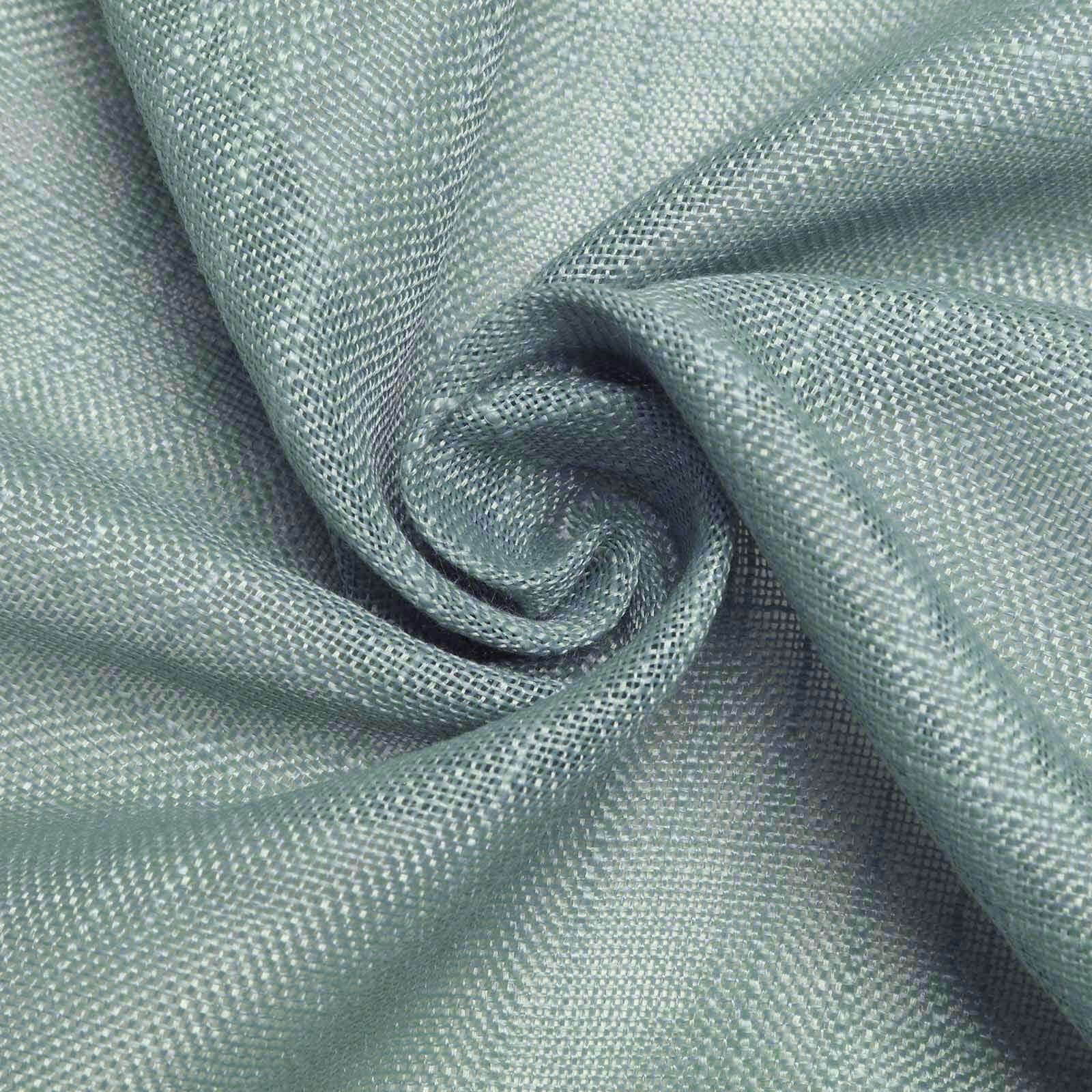 5 Pack Faux Linen 20"x20" Napkins Dusty Blue - Slubby Textured & Wrinkle Resistant Cloth Napkins