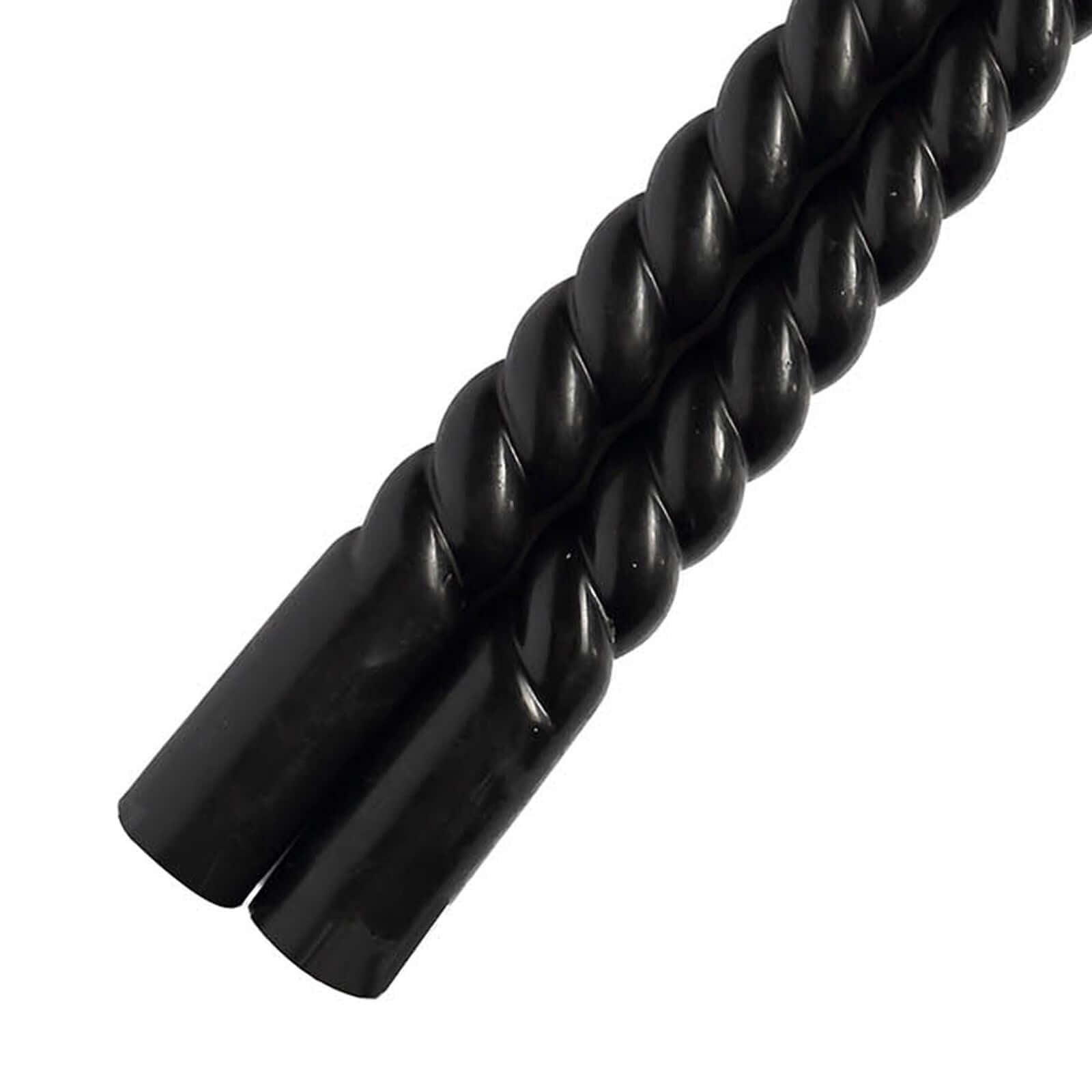 12-Pack Taper Candles Spiral Long Burn Wick Design Black - Premium Unscented Wax Dinner Candle Sticks 11"