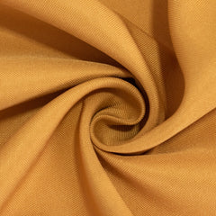 Premium Polyester 54"x54" Table Overlay Square Tablecloth Gold - Stain and Wrinkle-Resistant 220GSM Finish for Weddings & Events