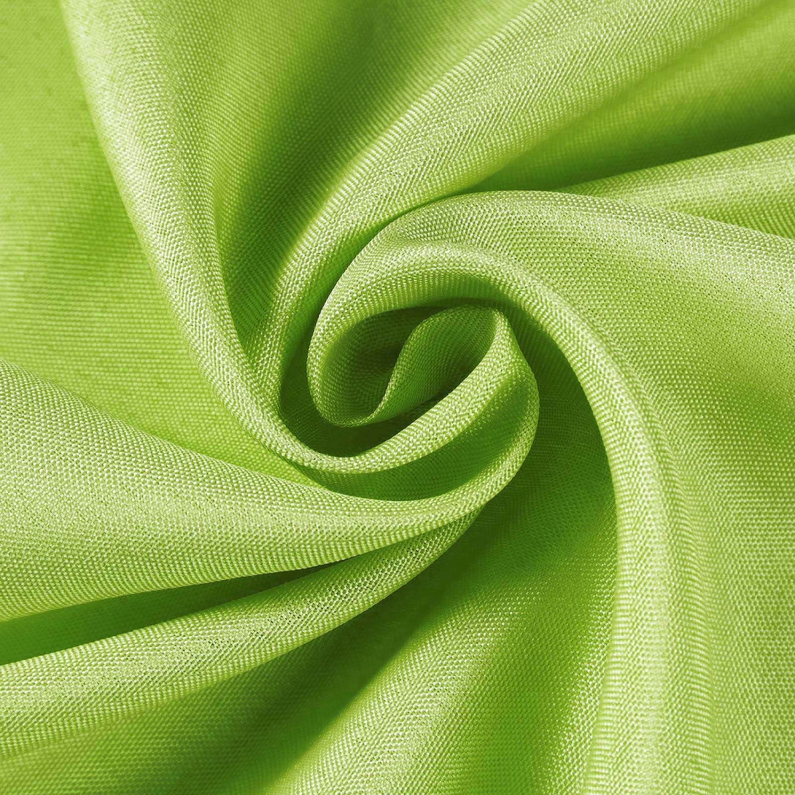Polyester 108" Round Tablecloth Apple Green - Wrinkle-Resistant Table Cover