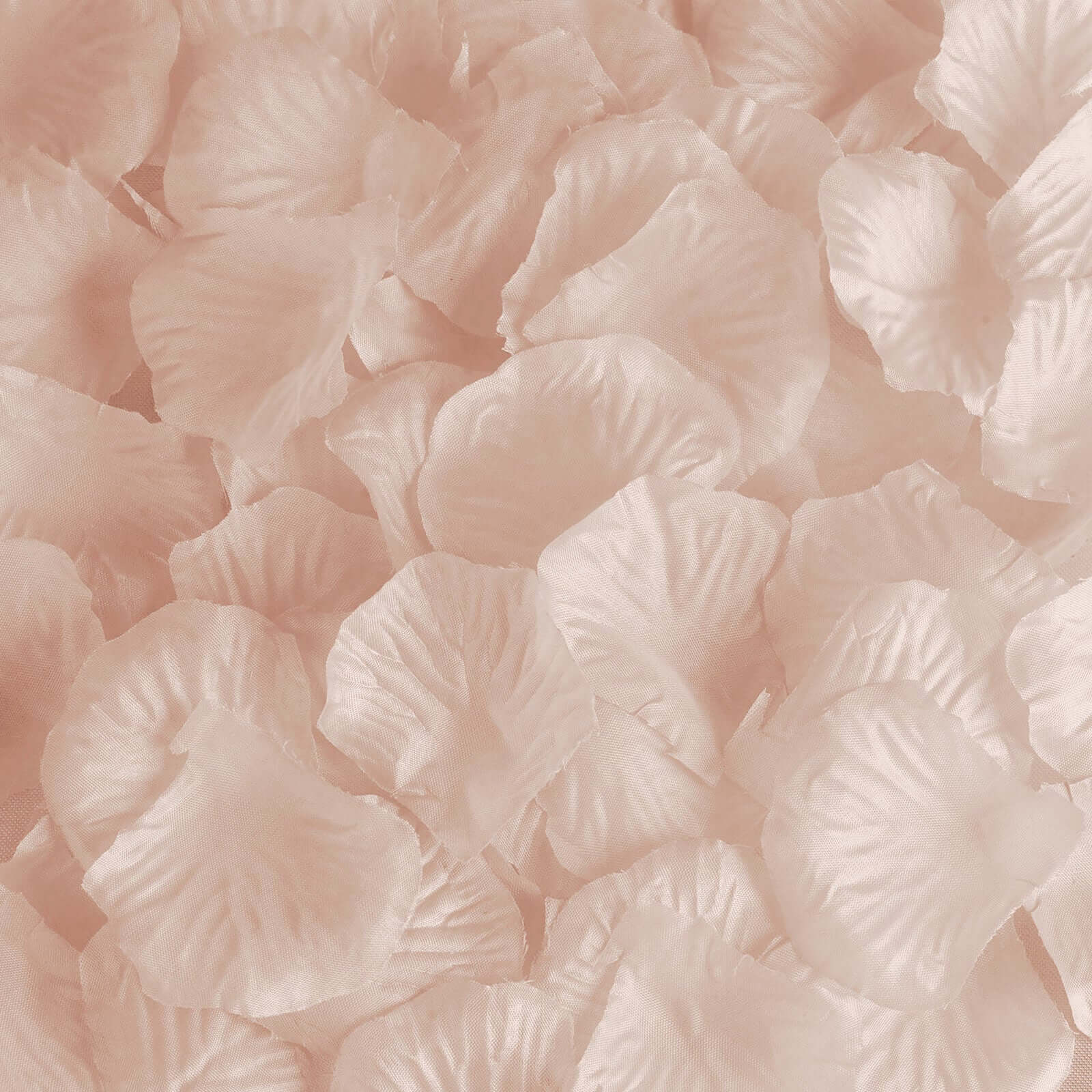 500-Pack Rose Petals Round Design Peach Silk Confetti - Decorative Scatters for Tables and Floors