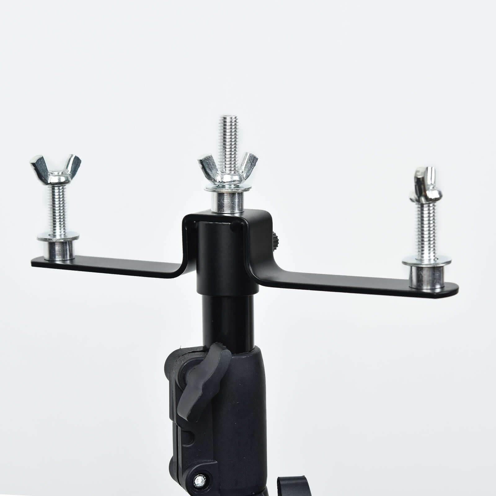 10ft DIY Adjustable Triple Crossbar Kit and Mounting Brackets For Backdrop Stands