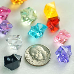 400 Pcs Acrylic Ice Bead Vase Fillers Mini Ocean Blue - Chic DIY Craft Crystals for Wedding Centerpieces & Table Styling