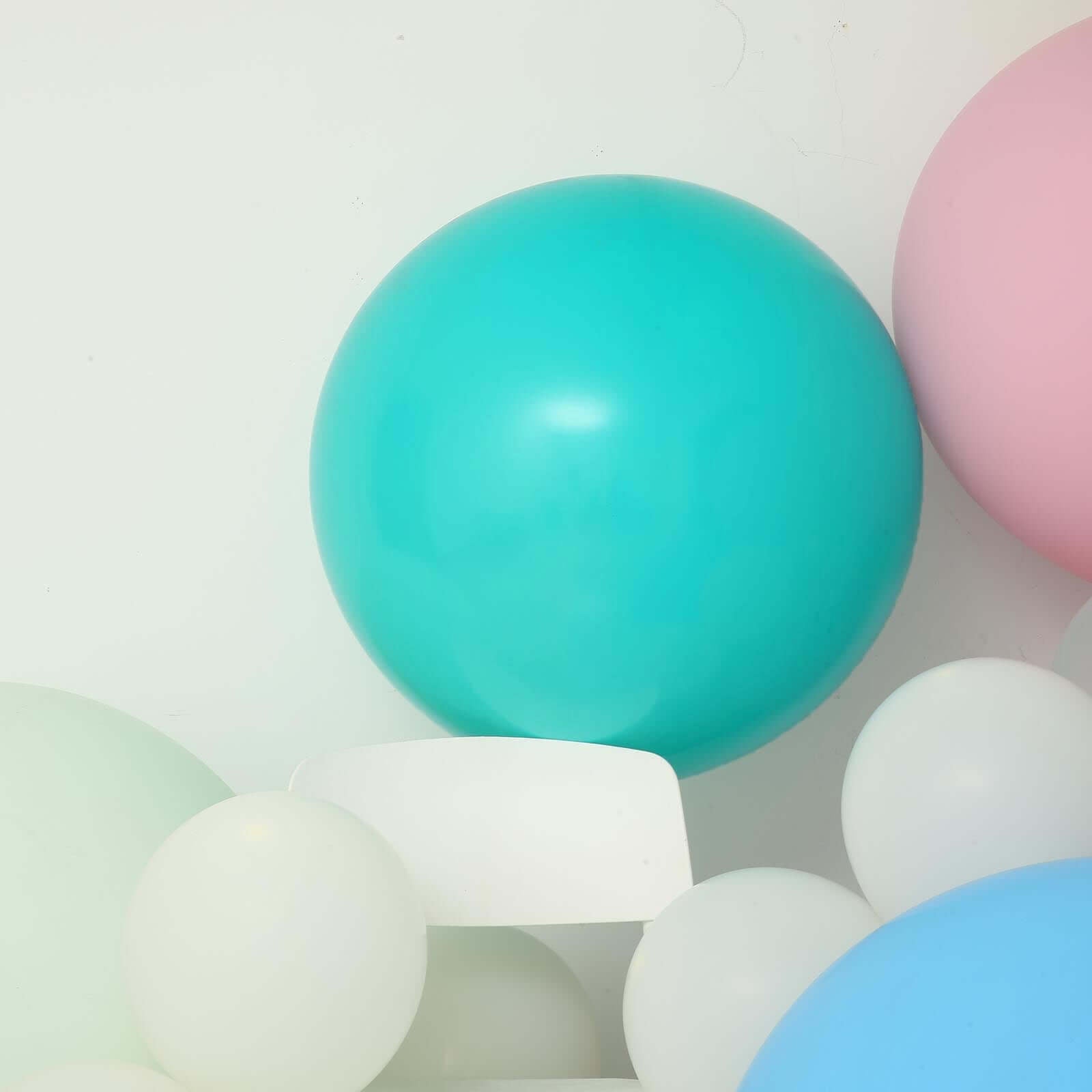 2 Pack 32" Large Balloons Helium or Air Latex Balloons Turquoise
