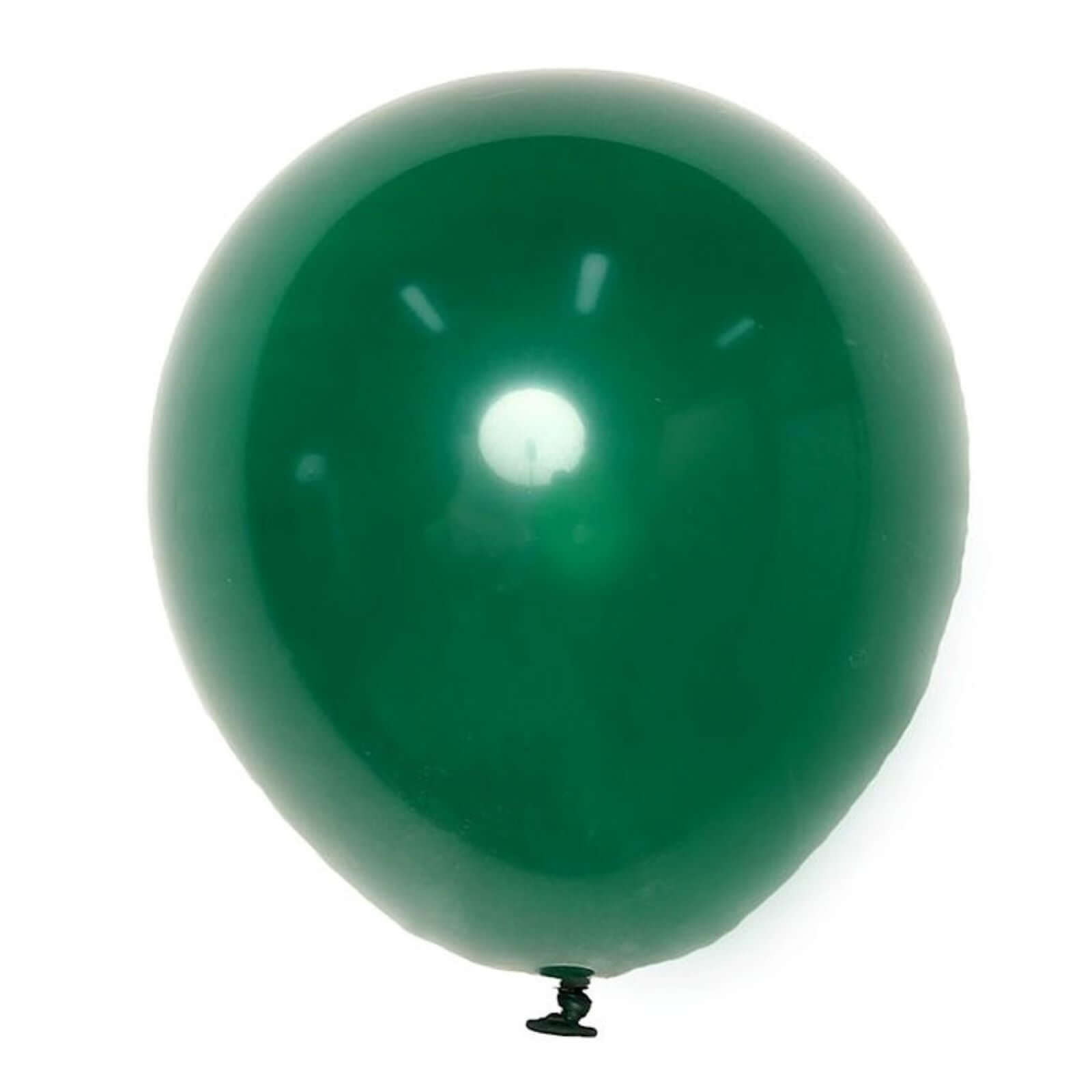 25 Pack 10" Matte Pastel Emerald Helium or Air Latex Party Balloons