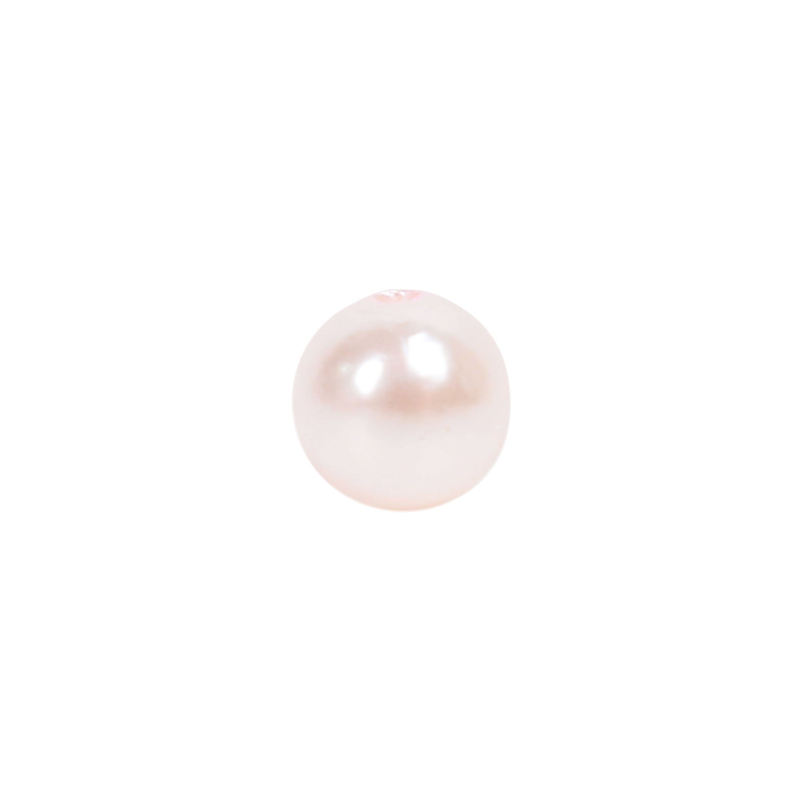 1000-Pack Faux Craft Pearl Beads Blush - Smooth Beads with Holes for Vase Filler Jewelry Making Bridal Accessories & Event Decor 10mm