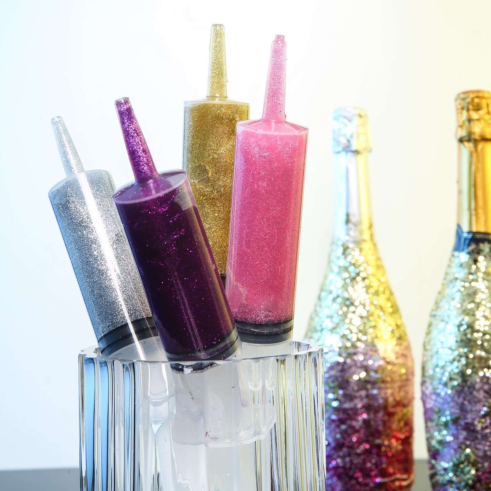 Metallic Glitter Glue Purple - Washable Nontoxic Art Glue for Fun DIY Projects Scrapbooking & Party Decor 4 oz Bottle