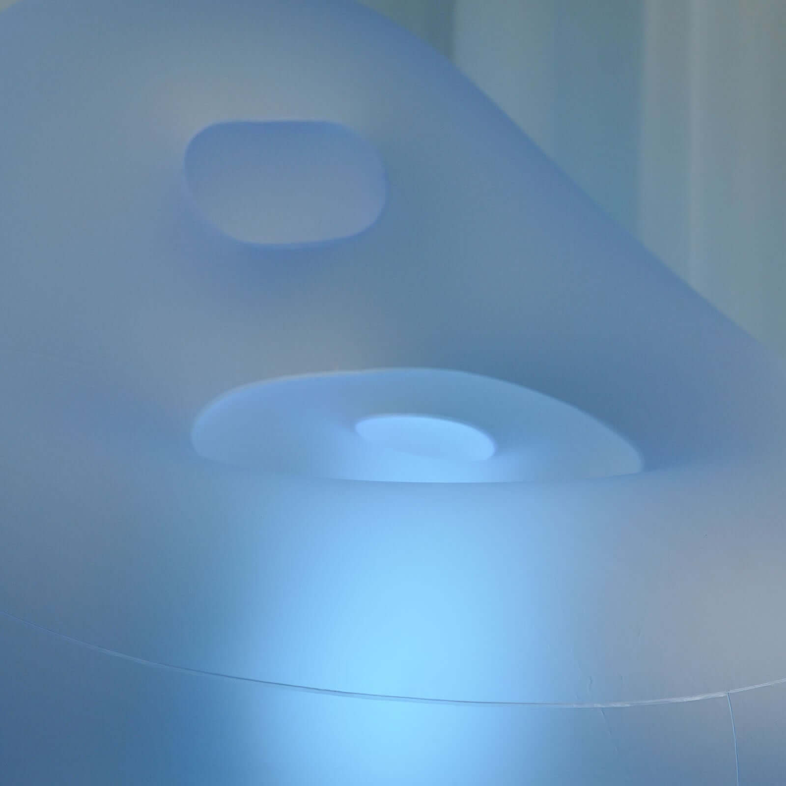 Color Changing LED Light Up Inflatable Sofa Chair, Waterproof Illuminated Remote Battery Operated Furniture