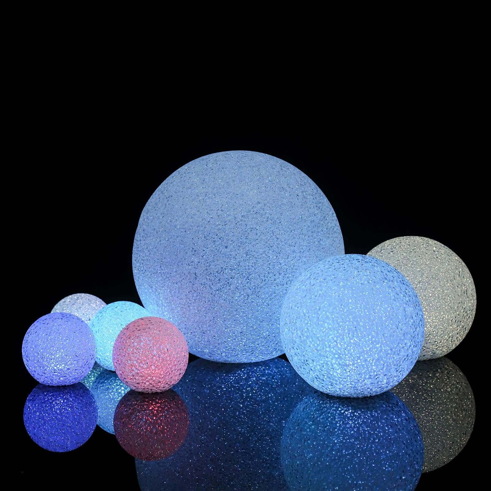 LED Color Changing Light Globe - Battery Operated Ball Centerpiece 10"